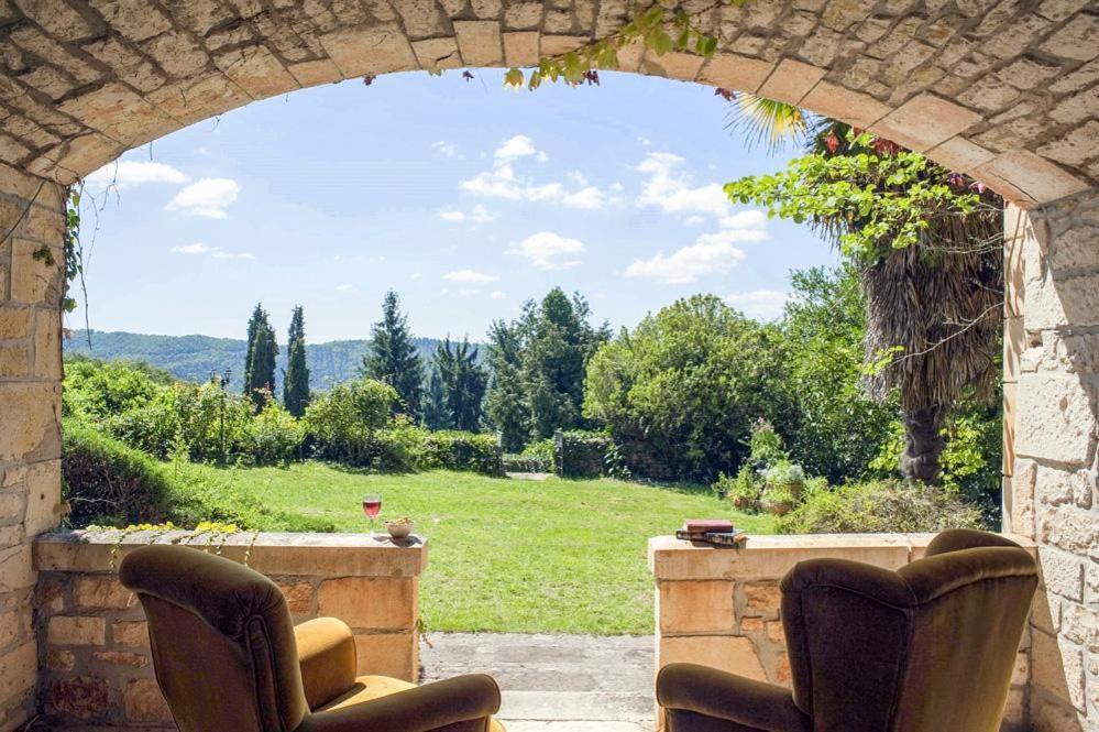 Вилла Chateau Du Raysse Cazoules Экстерьер фото