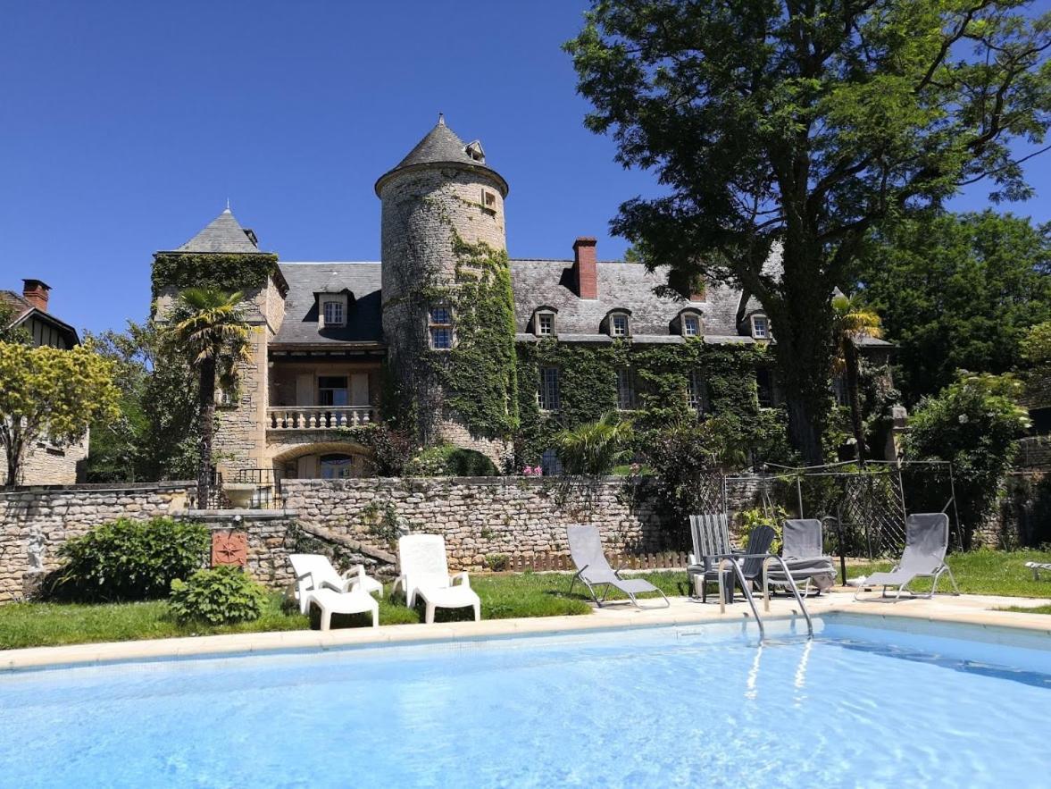 Вилла Chateau Du Raysse Cazoules Экстерьер фото
