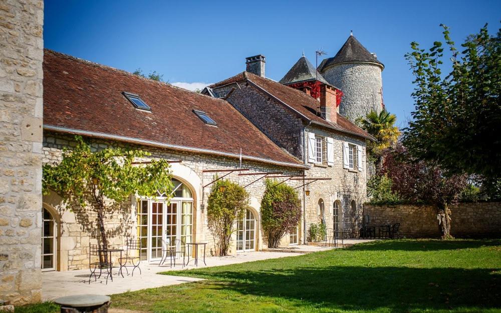 Вилла Chateau Du Raysse Cazoules Экстерьер фото